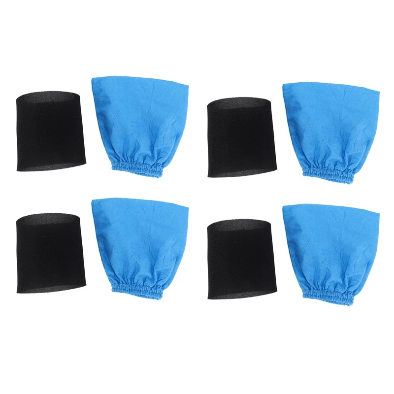 4X текстилни филтърни торби Филтър за мокра и суха пяна за Karcher MV1 WD1 WD2 WD3 Филтърна торба за прахосмукачки