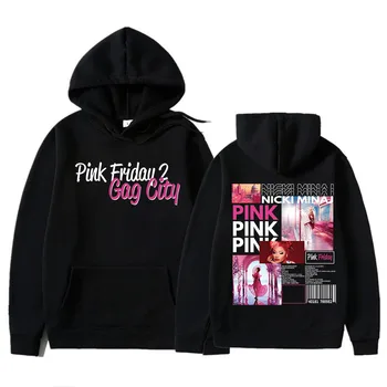 Hot Nicki Minaj Hoodies Pink Friday 2 Album Gag City Hoodie Winter Women Man Fashion Casual Streetwear Tops