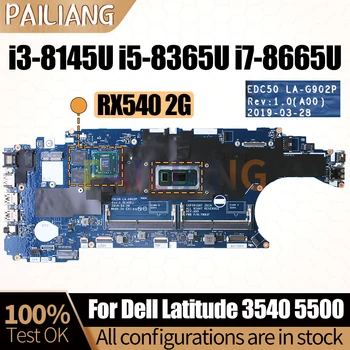 За Dell Latitude 3540 5500 Лаптоп за дънни платки LA-G902P 08K4FK 0VM2Y4 i7-8665U i7-8565U RX540 2G дънна платка Пълен тестван