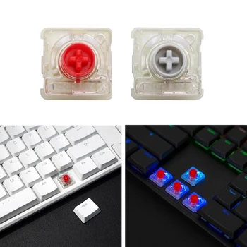 Cherry Low Profile RGB червен/сребърен превключвател по поръчка за механична клавиатура лаптоп тънък Cherry Mx превключвател с подсветка Drop Shipping