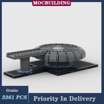 MOC космически филм платформа за кацане модел градивен блок събрание космически кораб битка колекция серия играчки