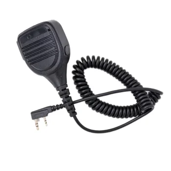 Protable PTT микрофон за Wouxun Baofeng Kenwood NX1200 TH-D74A TK2170 TK3170 KMC-45D KMC-21 микрофон за рамо високоговорител