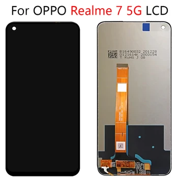 6.5'' за Oppo Realme 7 LCD дисплей + сензорен панел дигитайзер за Oppo Realme 7 Realme 7 LCD дисплей