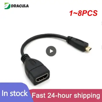  1 ~ 8PCS 2.0 Тип А женски към микро USB B женски адаптерен кабел