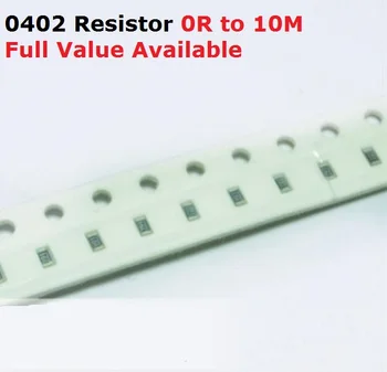 500PCS/lot SMD чип 0402 резистор 91K/100K/110K/120K/130K/Ohm 5% съпротивление 91/100/110/120/130/K резистори безплатна доставка