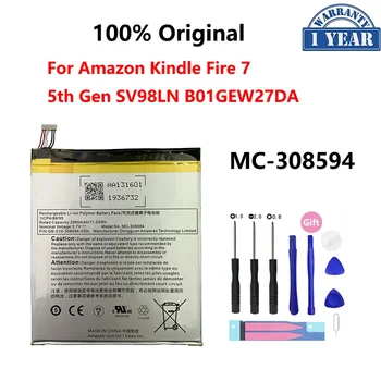 100% оригинална 2980mAh MC-308594 батерия за Amazon Kindle Fire 7 5-то поколение SV98LN батерии за подмяна на мобилни телефони Bateria