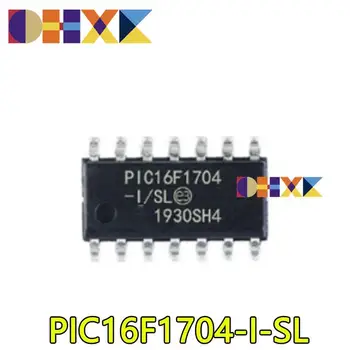 【10-5PCS】Нов оригинален PIC16F1704 PIC16F1704-I/SL SOP14 кръпка 14 пинов 8-битов микроконтролер чип