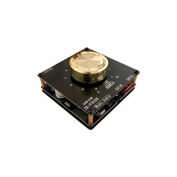 RISE-ZK-F502H Индикатор за сила на звука Bluetooth аудио усилвател на мощност модул TPA3116D2 2.0 стерео 50W + 50W стерео усилвател