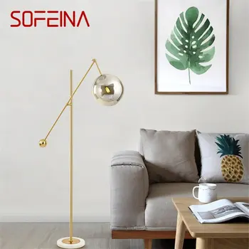 SOFEINA Nordic Creative Marble Floor Lamp Lighting Modern LED декоративни за домашна всекидневна стая
