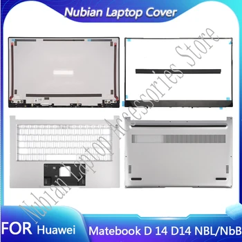 Нов горен калъф за Huawei Matebook D 14 D14 NBL / NbB серия Nbl-WAQ9R NbB-WAH9 LCD заден капак преден панел Palmrest долен калъф