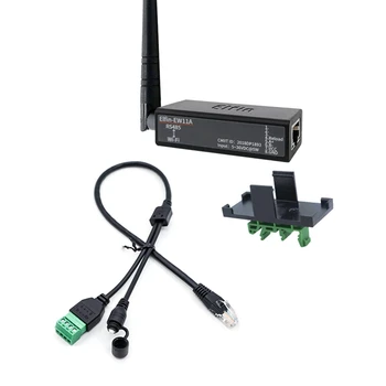JABS сериен порт RS485 към Wifi устройство сървър модул конвертор Elfin-EW11A-0 Modbus протокол трансфер на данни чрез Wifi