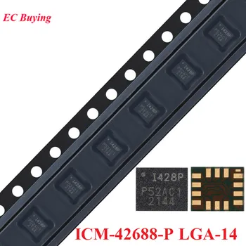 ICM-42688 ICM-42688-P LGA-14 LGA14 6-осен MEMS спортен сензор за движение 3-осен жироскоп + 3-осен измервател на ускорението IC чип оригинален