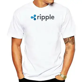 Ripple Xrp Крипто лого Бяла тениска 2022 Нова мода Ниска цена Кръгло деколте Мъже Tees Неонови тениски