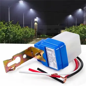  AC 220V 2200W фотоклетка светлина контролер автоматично фото превключвател индуктивен превключвател чувствителна нощна светлина автоматично изключване