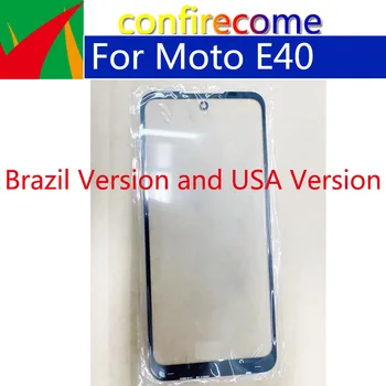 10Pcs\Lot замяна за Motorola Moto E40 XT2159-3 XT2159-4 сензорен екран преден външен LCD стъклен панел