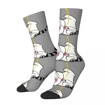 Хип-хоп реколта игра луди мъжки компресионни чорапи Унисекс Чи сладък дом Chi аниме Harajuku модел отпечатани смешно екипажа чорап