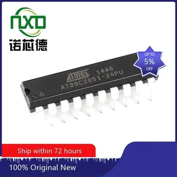 10PCS / LOT AT89C2051-24PU DIP20 нова и оригинална интегрална схема IC чип компонент електроника професионален BOM съвпадение