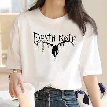 Death Note тениски жени Y2K графични тениски за улично облекло женски дизайнерски дрехи