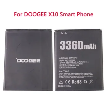 100% нов оригинален DOOGEE X10 BAT17603360 замяна 3360mAh части резервна батерия за DOOGEE X10 смарт телефон