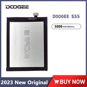 Doogee S55 Lite висококачествени телефонни батерии с номер за проследяване, оригинални, S 55, 5000mAh, нови
