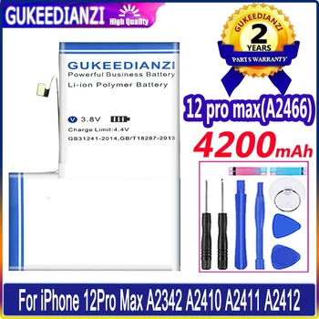 GUKEEDIANZI 4200mAh Batteria За Apple IPhone 12 Pro Max 12Pro Max A2342 A2410 A2411 A2412 Резервна батерия