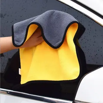 Микрофибърна кърпа за почистване Сгъстяване на мека кърпа за сушене на тялото на автомобил за Honda Civic Accord CRV Hrv Jazz Fit city HR-V XR-V