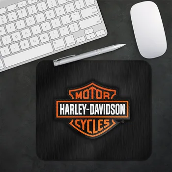 Луксозна кола Harleys мотоциклет лого Офис мишки Gamer Мека подложка за мишка Подложка за мишка Анти-студент Office Desktop Non-Slip Pad 18x22cm