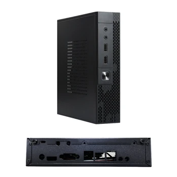 ITX Компютър за калъф QX02 Мини десктоп за калъф Индустриален контрол Домашно кино PC Гейминг за калъф Преден USB Inte P9JB