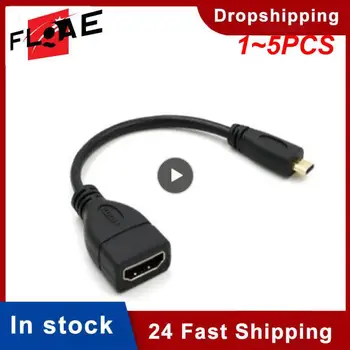  1 ~ 5PCS 2.0 Тип А женски към микро USB B женски адаптерен кабел