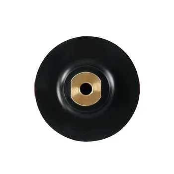 4Inch 115mm шлифовъчен диск подложка с M10 M14 нишка заключване гайка смола влакна диск каучук резервна подложка за ъглошлайф
