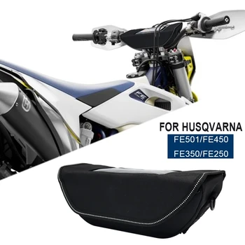 Аксесоари за мотоциклети за пътуване Водоустойчива чанта за съхранение на кормило Чанта за инструменти за пътуване за Husqvarna FE501 FE450 FE350 FE250 FE 501