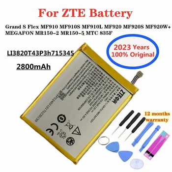2800mAh LI3820T43P3h715345 Оригинална батерия за ZTE Grand S Flex MF910 MF910S MF910L MF920 S MF920W+ MEGAFON MR150 5 2 MTC 835F