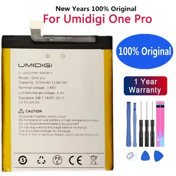 3550mAh Оригинална UMI батерия за Umidigi One Pro Onepro телефонна батерия Висококачествена подмяна Bateria В наличност + Инструменти