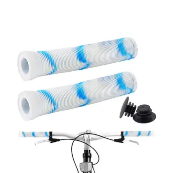 Дръжки за кормило за велосипеди MTB гумени ръкохватки за капак на кормилото против хлъзгане Меки ръкохватки за велосипеди Гумени колоездачни кормило ръкав MTB гума