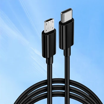 Тип C към микро USB OTG кабел за микро B USB тип C кабел мъжки към мъжки бързо зареждане линия за данни