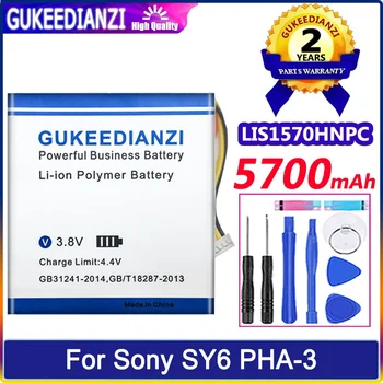 GUKEEDIANZI Батерия LIS1570HNPC 5700mAh За Sony SY6 PHA-3 PHA3 4-жичен щепсел Batteria