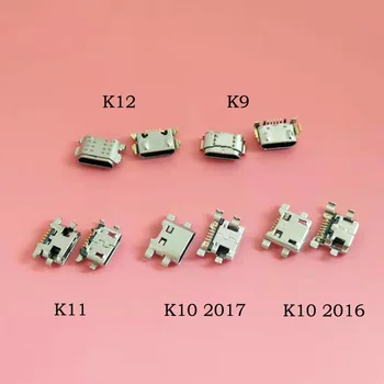 20PCS Micro Jack Socket USB порт за зареждане Dock конектор зарядно устройство Plug резервни части за LG K9 K11 K10 K4 2017 K10 2016 K12