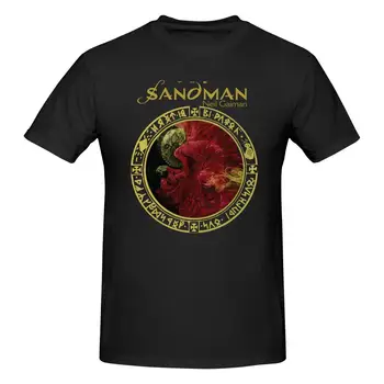 The Sandman Neil Gaiman T Shirt Cotton Short Sleeve Мъжко облекло