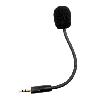 Подмяна на микрофона Game Mic Разглобяеми слушалки Микрофон Черен микрофон за Hyper X Cloud Track S безжични геймърски слушалки