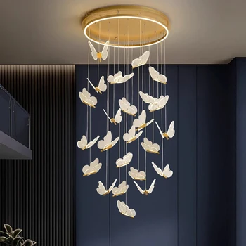 Модерен домашен декор led светлини висулка светлинни лампи за хол доведе полилеи за трапезария висящи светлина вътрешно осветление