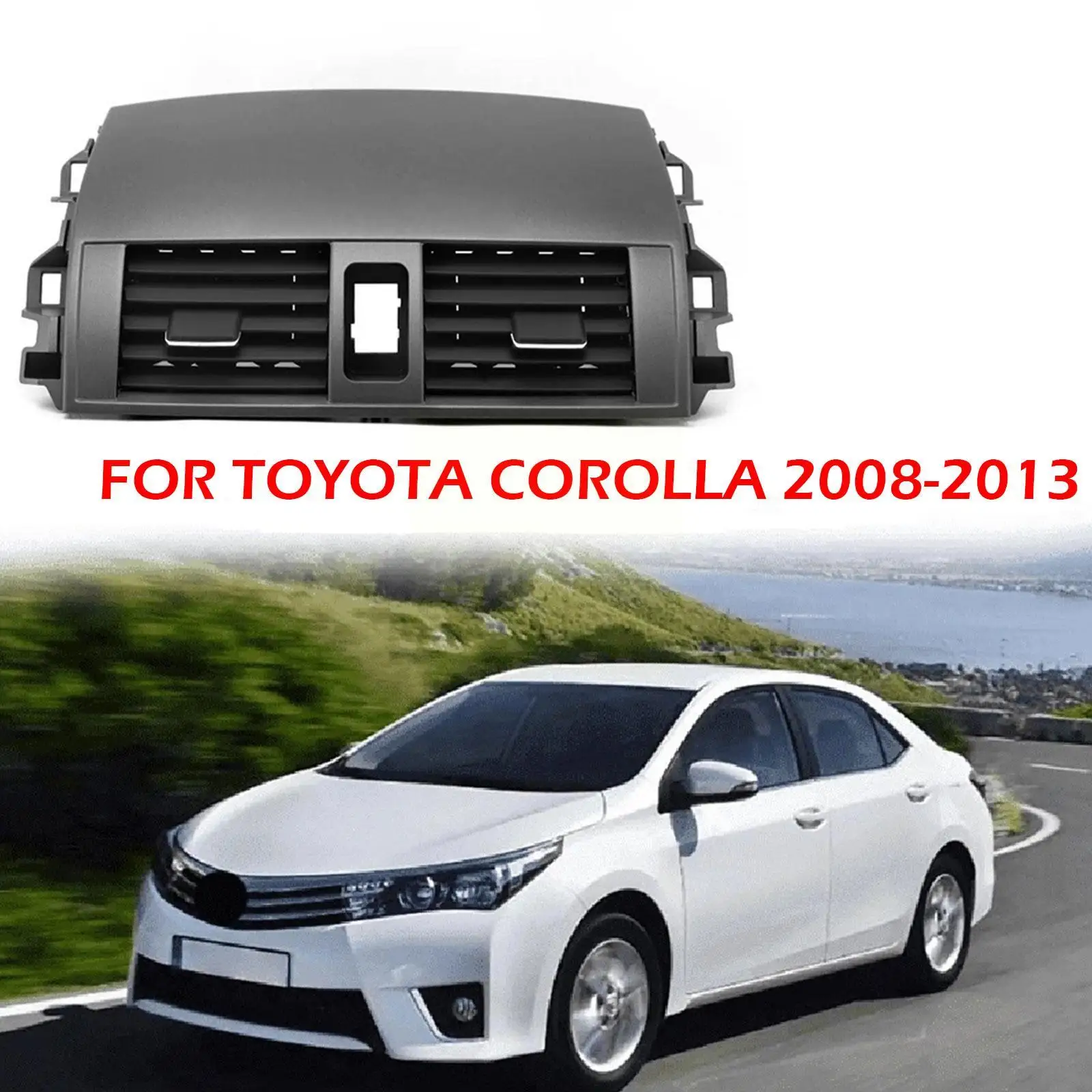 Center Dash A / C изход вентилационен панел за Toyota Corolla 2008-2011 2012 2013 Климатик кола H1Y8