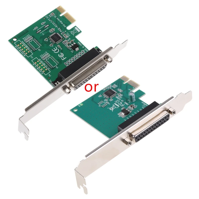 PCIe паралелен порт карта PCI към DB25 LPT принтер конвертор адаптер дропшипинг