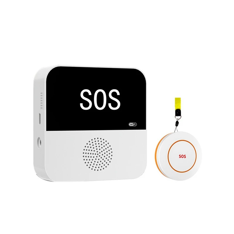 Безжичен пейджър за грижи за възрастни хора със SOS спешно повикване, подходящ за пациенти в напреднала възраст