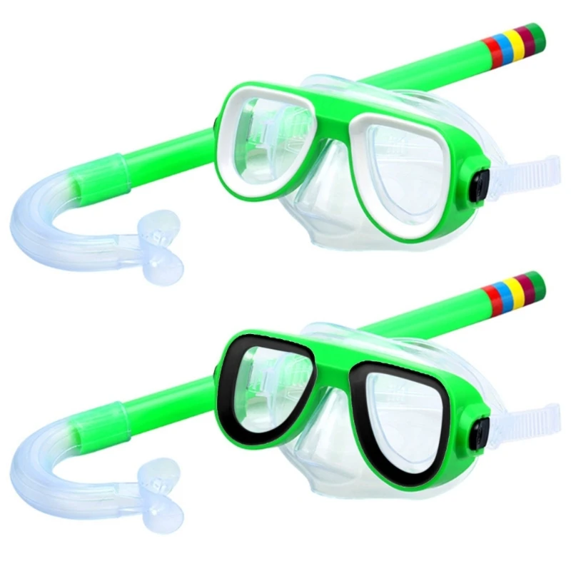 Детски комплект шнорхел Маска за гмуркане с шнорхел Очила за плуване с шнорхели Тръба за гмуркане