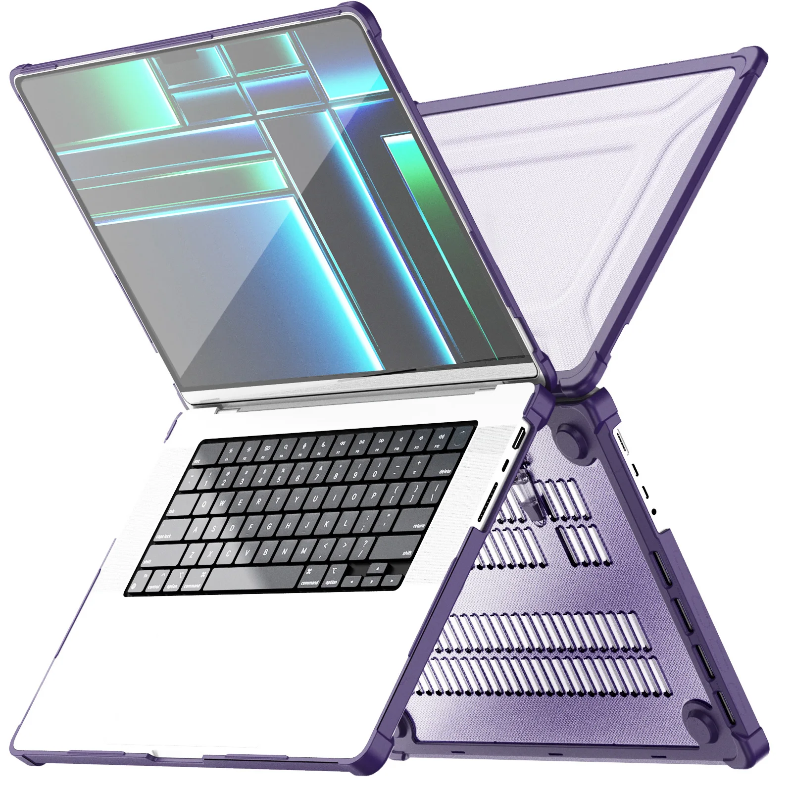Калъф за лаптоп за Macbook Pro 16 A2780 M1 Max Air 15 A2941 M2 2023 Pro 14 A2779 Air 13.6 A2681 Air 13 A1932 Pro 13 A1708 капак