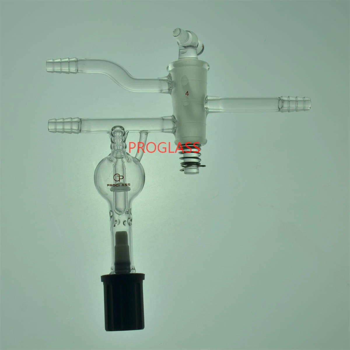 Лабораторен клапан за защита от инертен газ с барботьор